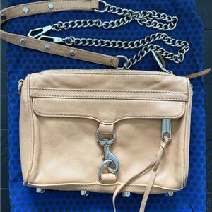 Rebecca Minkoff Beige Leather Crossbody Bag